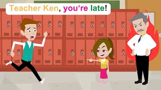 Ella avenges teacher Ken - Comedy Animated Story - Ella English