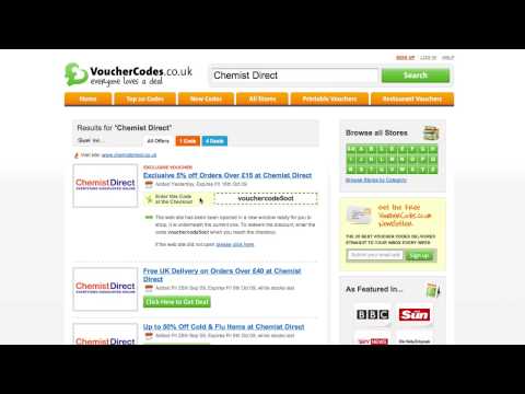 Learn How to Use a Chemist Direct Promotion Code with VoucherCodes.co.uk