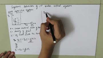 behaviour of first order system pure capacitive system