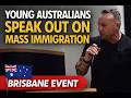 الشباب الأستراليون يتحدثون بصراحة عن الهجرة الجماعية فعالية في بريسبان