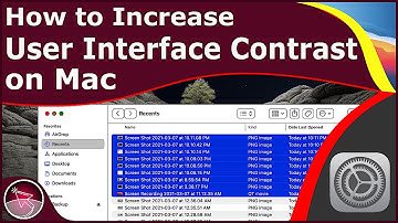 How to increase the User Interface (UI) Contrast on Mac