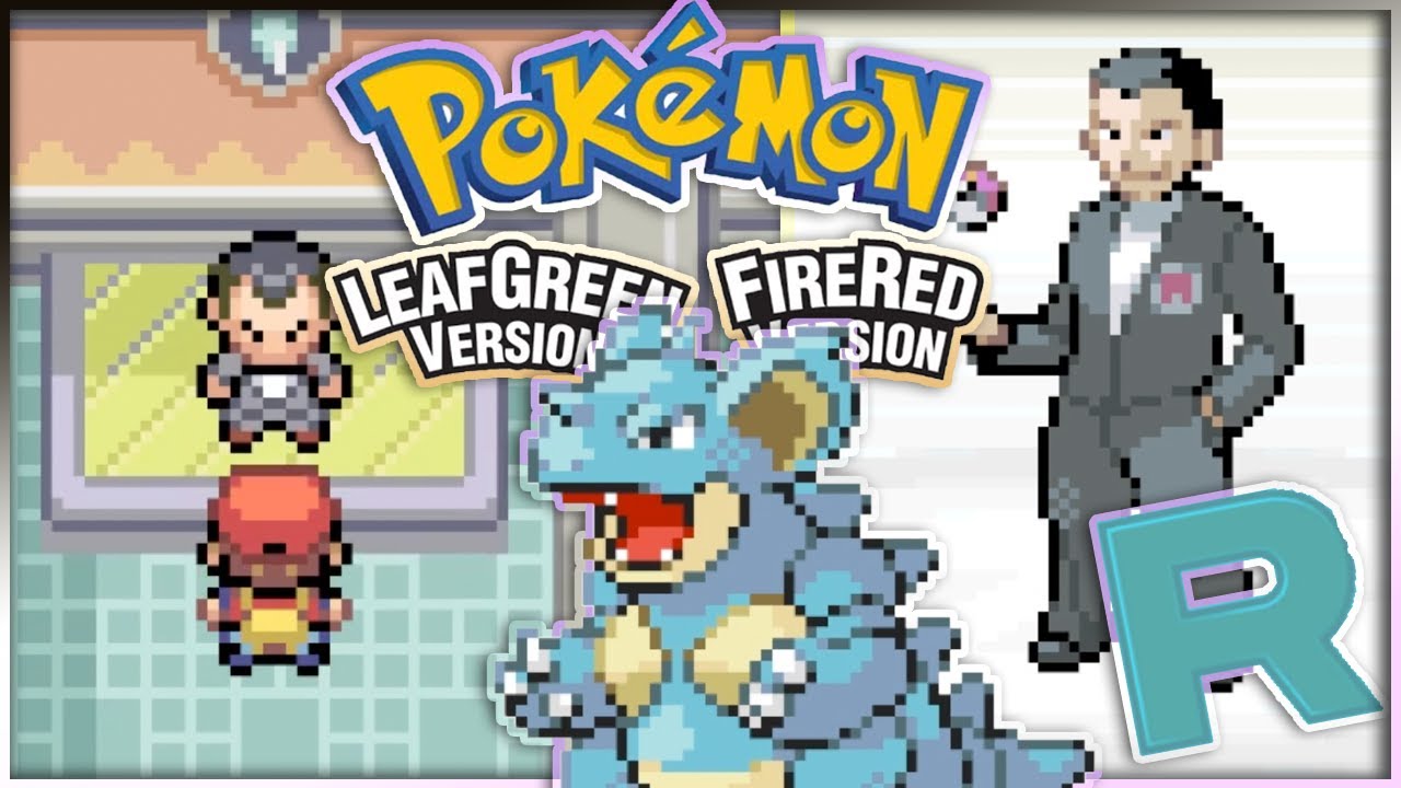 Battle v.s Gym Leader GIOVANNI Team ROCKET Pokemon FireRed