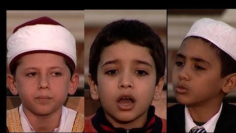 لا يفوتك ..اصغر ثلاث متسابقين يتنافسون فى حفظ القران الكريم كاملا