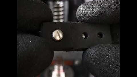 How to set jeans rivets precisely