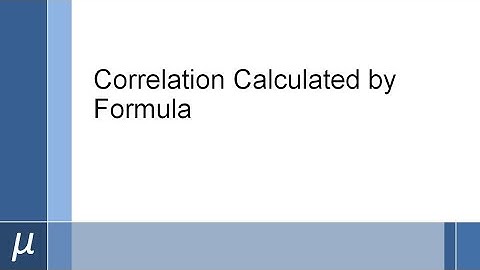 Correlation Coefficient using a Formula - Comparison of Strong Versus Weak Correlations