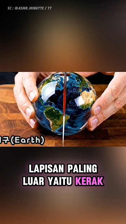 This is what the planets in the solar system would look like if they were split open.