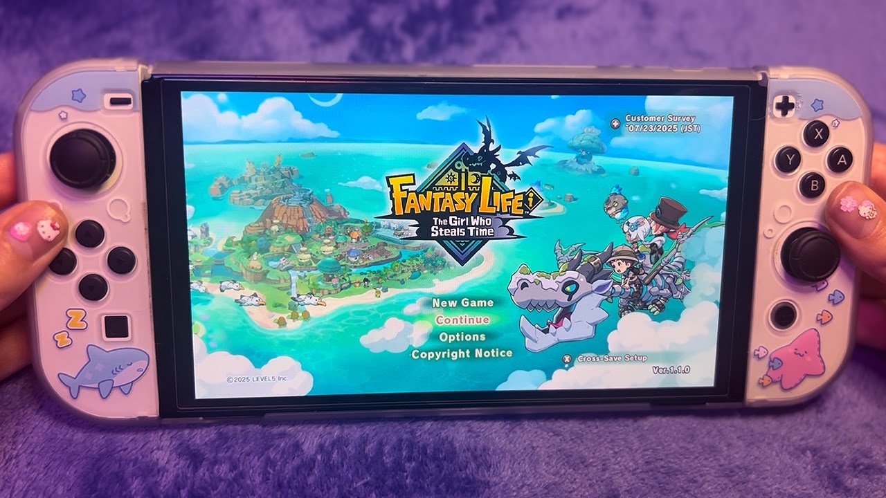 ASMR Playing Fantasy Life i: The Girl Who Steals Time (Whispered)