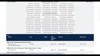 LSA Course Guide Distribution Search