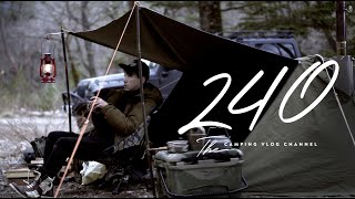 軍幕冬キャンプ＆薪ストーブ