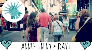 Annie travels to New York Day 1 | Shopping at Forever 21 Kids on Times Sq
