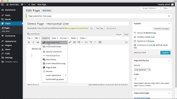 WP Essentials - Add a Horizontal Line with TinyMCE Advanced
