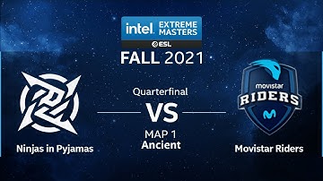 CS:GO - Ninjas in Pyjamas vs. Movistar Riders [Ancient] Map 1 - IEM Fall 2021 - Quarterfinal - EU