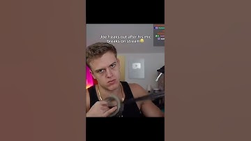 Joe freaks out after his mic breaks on stream😭 || Joe Bartolozzi