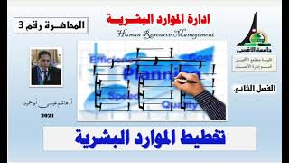 ادارة الموارد البشرية. المحاضرة رقم3. تخطيط الموارد البشرية|أ.هاشم عيسى أبو حميد
