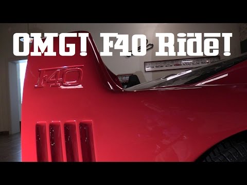 Petrol Lounge - My first ride in a Ferrari F40!