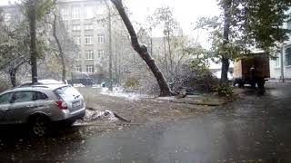 Снег в Курске
