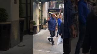 Forest Whitaker and Morgan Freeman!Two Legends inNYC, they never come here,definitely rare sightings