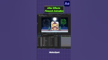 Vuurwerkanimatie in After Effects-zelfstudie. #zelfstudie #animatie #vuurwerk #vuurwerk #kortefilms