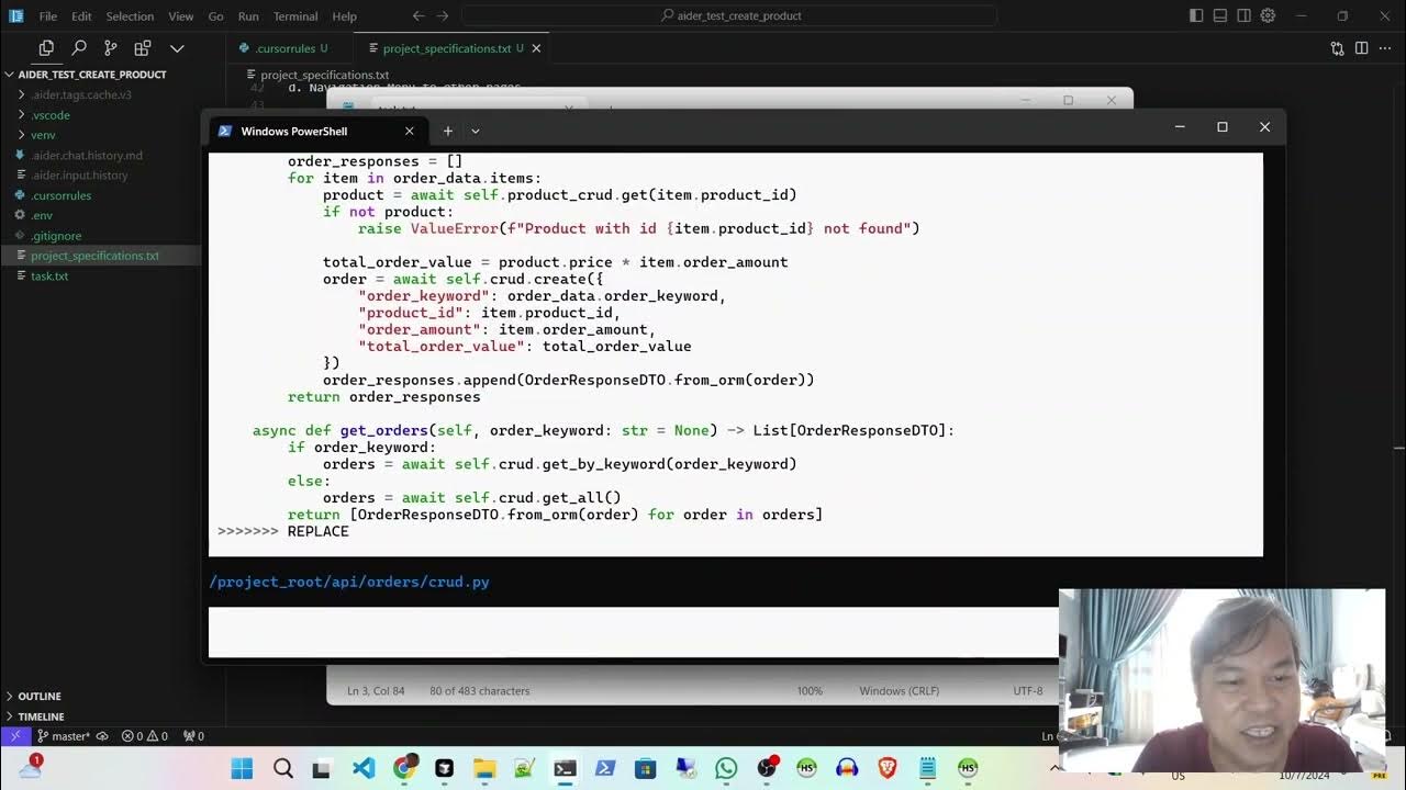 Python full app development with Aider AI in 1 day - YouTube