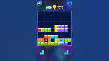 ASMR Tetris Block Puzzle Gameplay #shorts #asmr #relaxing #satisfying #97