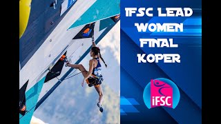 IFSC Lead Women Final | WorldCup Climbing Cut Edition
