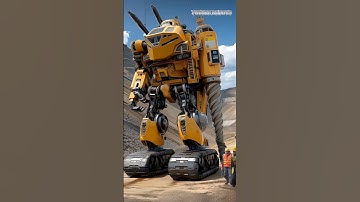 Future Robots : The Drill Titan Awakens - The Mining Machine’s Transformation!