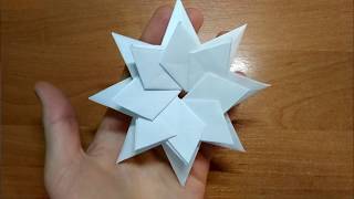 ОРИГАМИ НОВОГОДНЯЯ ЗВЕЗДА / ORIGAMI STAR  #origami