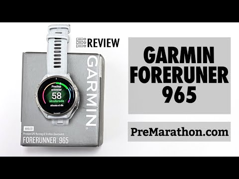 GARMIN FORERUNNER 965  Análisis y opinión - Correr una Maratón