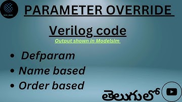 Parameter_override | defparam | Name_bases | Order_based | parameter