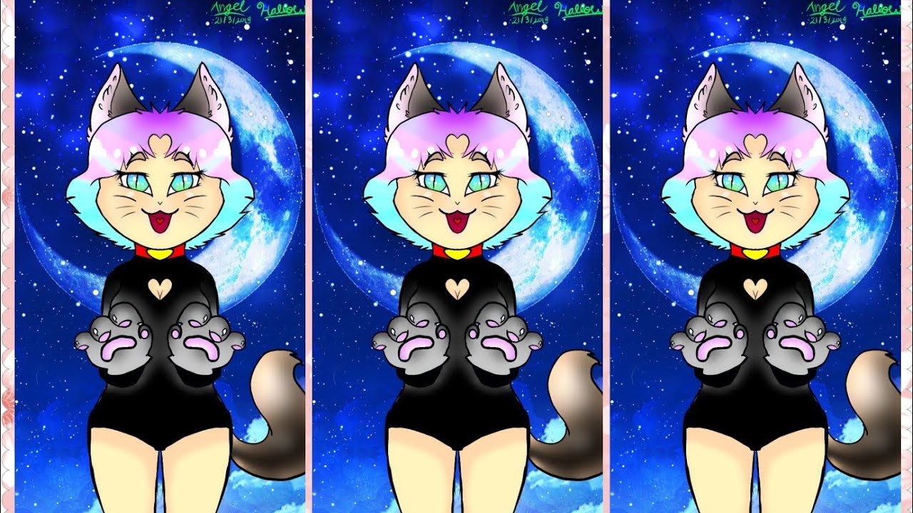 Yin Yang Galaxy Cats