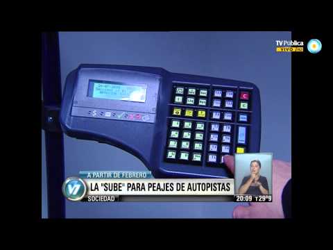 Visión 7: Tarjeta Sube para peajes de autopistas