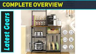 3IngSeagulls Bakers Rack with Power Outlet – Best 6-Tier Kitchen Storage