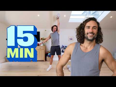 15 Minute Dumbbell Strength Workout | Joe Wicks Workouts