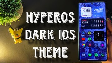 HyperOS Dark iOS Theme For Any Xiaomi Devices | New Dark iOS Theme | #hyperos #ios