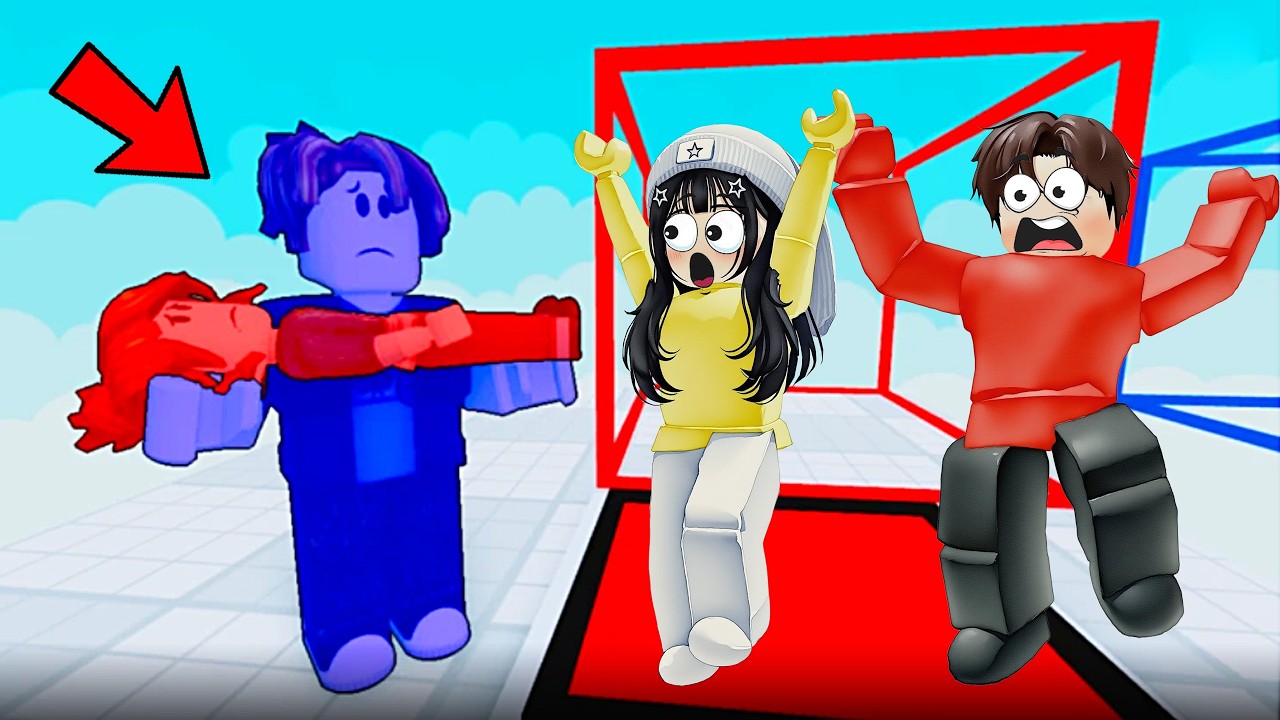 Yuta Mio dan Yuma main Kerja tim teka-teki X Obby - Roblox