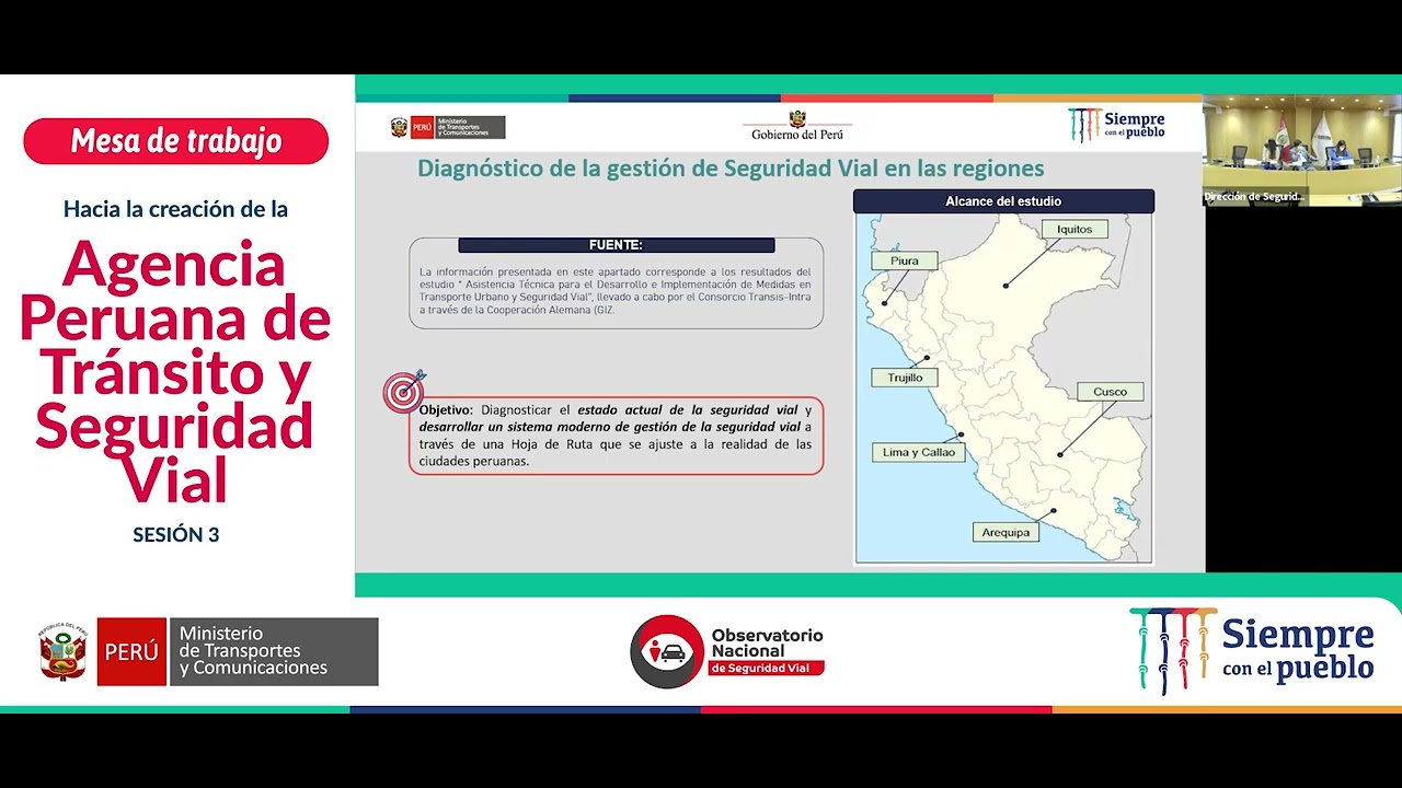 MTC elabora la propuesta hacia la Agencia Peruana de Tránsito y Seguridad  Vial - Campañas - Ministerio de Transportes y Comunicaciones - Plataforma  del Estado Peruano