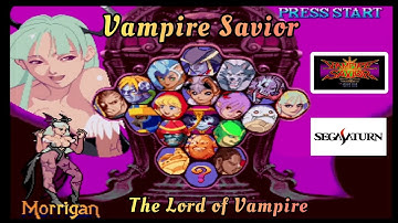 Vampire Savior "The Lord of Vampire" Sega Saturn (Capcom) Morrigan