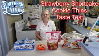 Strawberry Shortcake Cookie Thins Taste Test