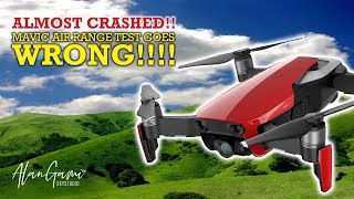 MAVIC AIR ALMOST CRASHED!!! IMU Error During Ranged Test
