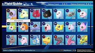 Digimon Story: Cyber Sleuth - Hacker's Memory FIeld Guide Profiles