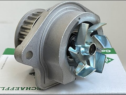 Насос водяной VW Bora Caddy Polo Skoda Fabia Octavia INA 538002610, видео 1