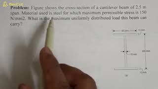 Bending stresses in beams 07 Numerical Problem