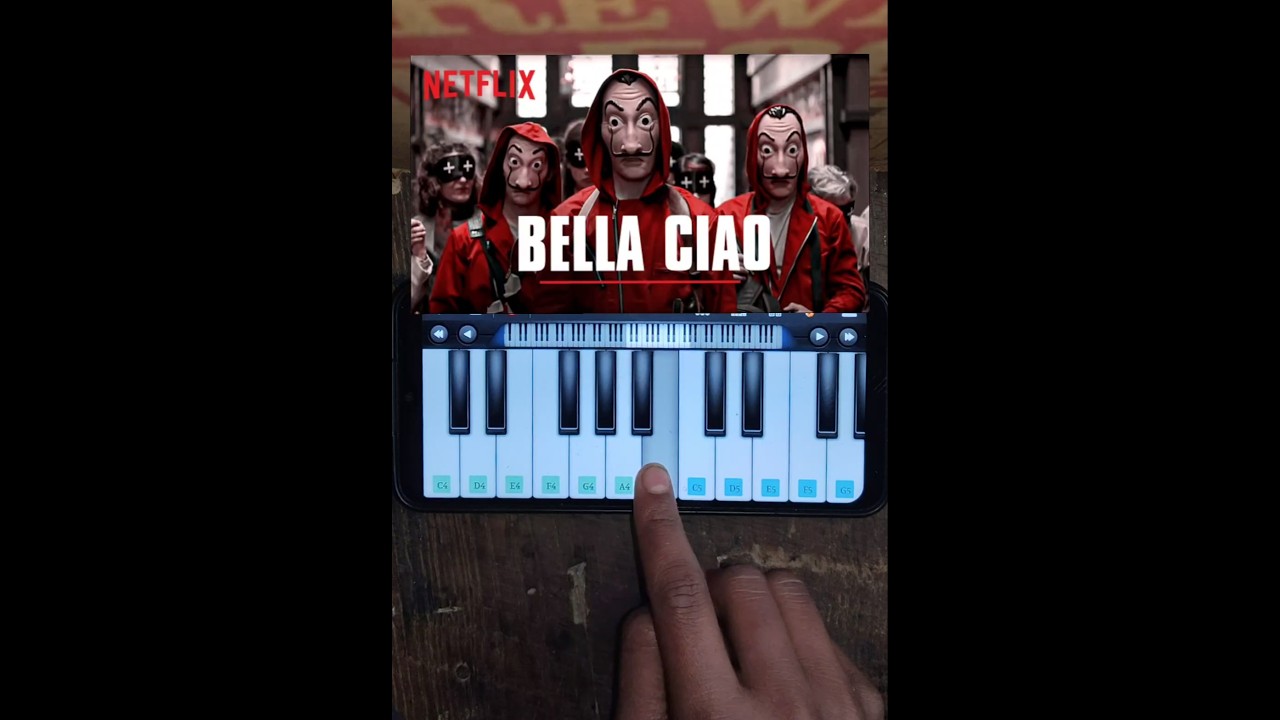 Bella Ciao easy piano tutorial. 