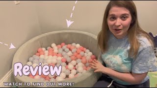 Indoor Wonderland | Nuby Velvet Ball Pit