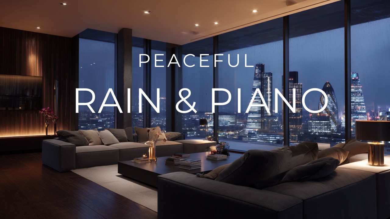 1 Hour Rain & Piano | Deep Relaxation & Peaceful Piano Music 🌧️🎹