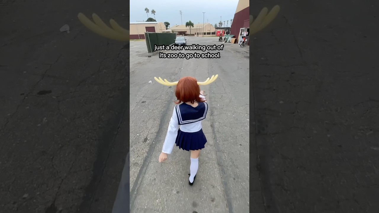 omw to bother Koshitan 🐯 [My Deer Friend Nokotan Cosplay]