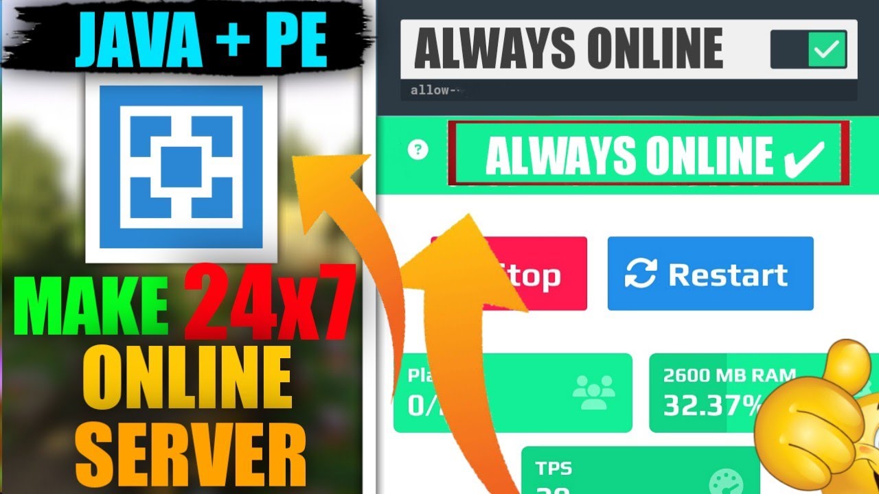 HOW TO MAKE 24/7 ONLINE SERVER FREE IN ATERNOS 🤩 | ATERNOS SERVER 24/7 ...