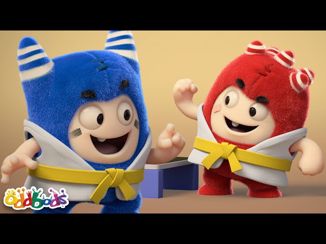 Baby Oddbods Karate Time! | 1 HOUR! | Oddbods Full Episode Compilation! | Funny Cartoons for Kids class=