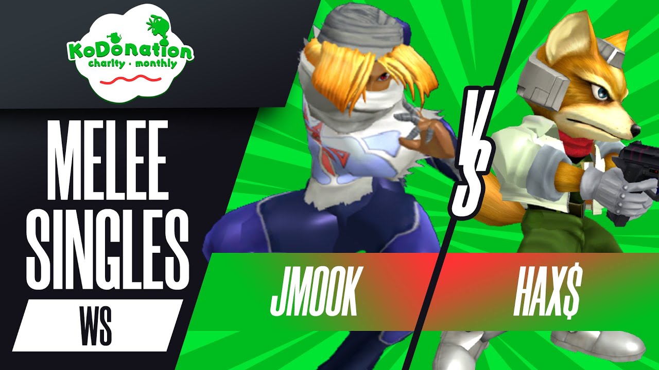 Jmook vs. Hax - Melee EC Winners Semis - KoDonation Charity Monthly #1 ...