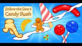 Follow the Line 3 - Candy Rush 2D Deluxe screenshot 1